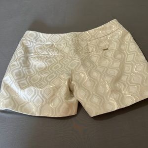 White House Black Market Jacquard Geometric Printed Shorts